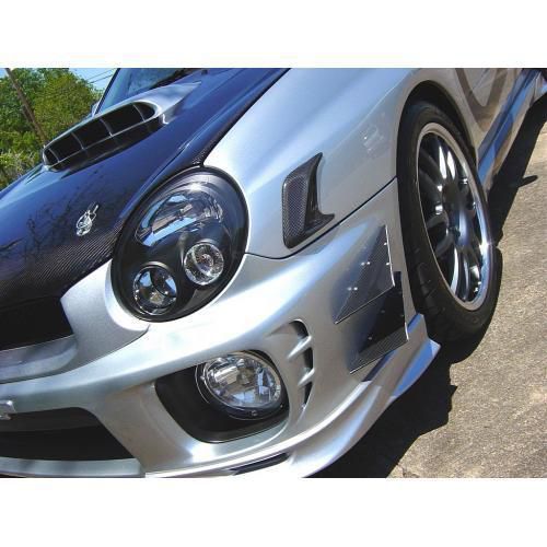 Apr performance front bumper canards for subaru impreza wrx/sti 2002-2003