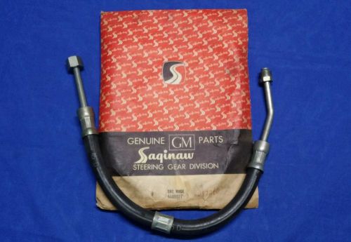 Nos 1963 - 1966 oldsmobile power steering hose gm # 5690827 saginaw oem ribbed