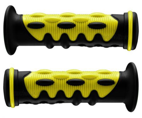 Suzuki atv lt lta ltr ltz lt250 ltz400 ltr450 yellow knobby handlebar gel grips