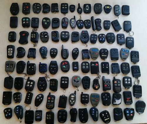 Remote key fob lot of 100 + remotes pursuit dei autopage astrostart aftermarket