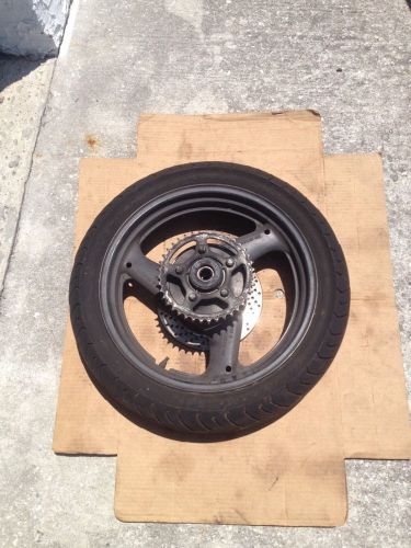 03 suzuki gs500 rear wheel rim w/ tire