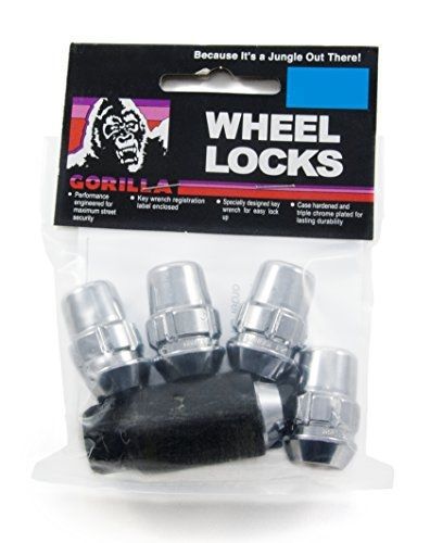 Gorilla automotive 71681nb5 acorn wheel locks (1/2&#034; thread size), pack of 4