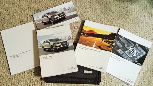 2012 audi q7 owners manuals