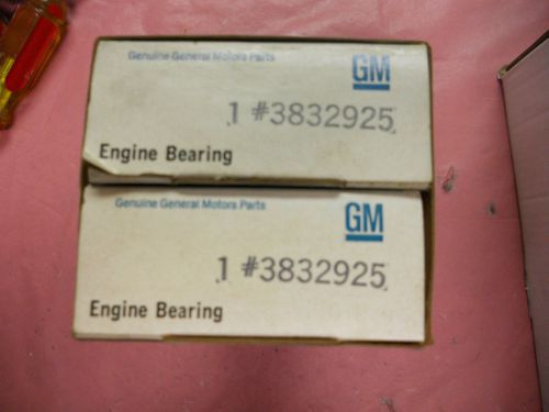 3832925 nos gm 61-65 chevrolet 8-409 std connecting rod bearings