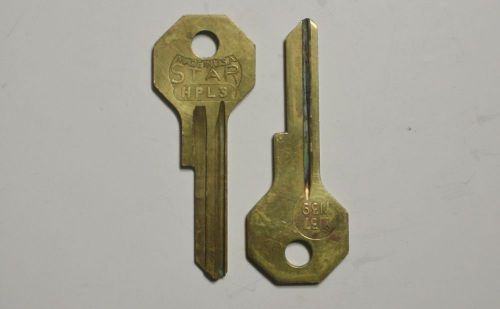 Star y137 hpl3 uncut blank key 1956 chrysler 1957-1959 plymouth dodge ign/door