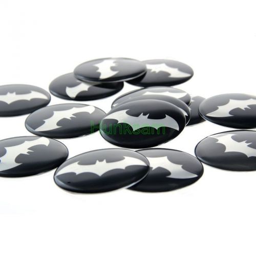 20pcs wheel center hub caps batman emblem car tyre bat badge decal stickers 65mm