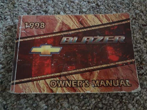 1998 cheyy blazer owners manual