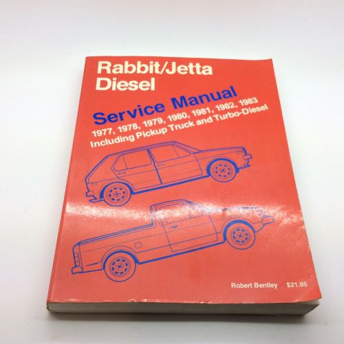 1977-1984 volkwagen rabbit, pickup, and vw jetta diesel repair shop manual