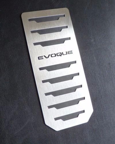 Brushed stainless steel footrest cover range rover evoque ed4 sd4 sd  sport td4