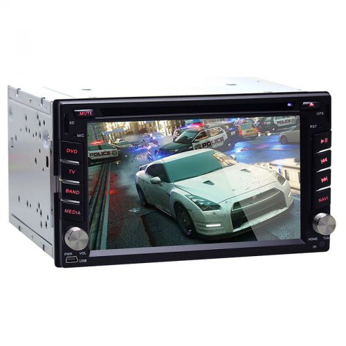 Double 2din 6.2&#034; android 4.4 car dvd player gps navi wifi 3g radio bt + camera