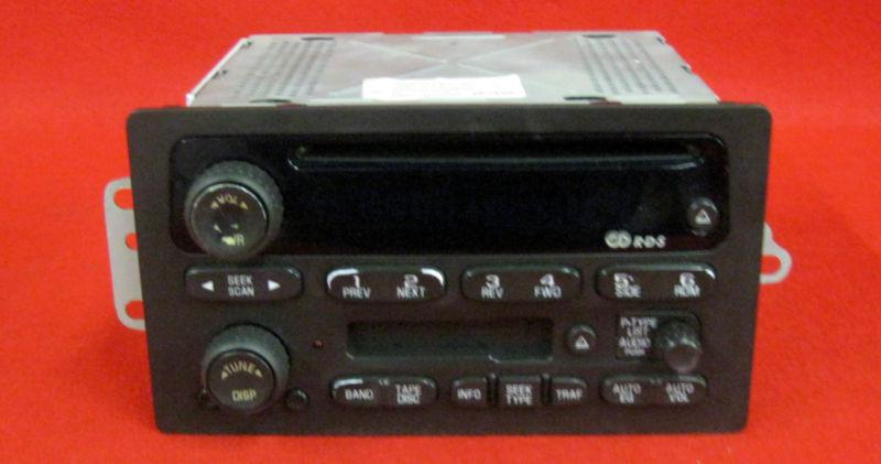 Gm chevy cd cassette head unit 15198701 2003 04 05 06 tahoe yukon bose delco