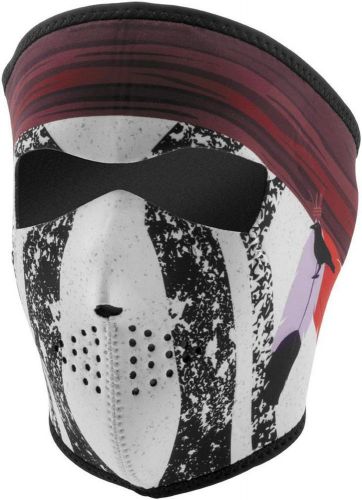 Buy New Zan Headgear Comanche Adult Neoprene Full-Mask, White/Black ...