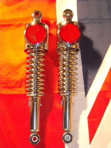 Shock absorbers fits kawasaki z1 a / b 1973 1974 1975 red reflector z1a z1b