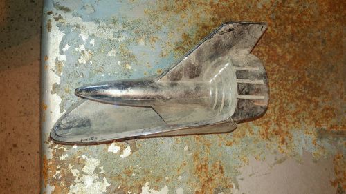 1957 chevy hood rocket ornament oem nice takeoffs