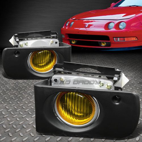 Amber lens driving bumper oem fog light/lamp+switch for 94-97 integra dc2/db9