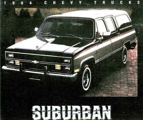 1984 chevy suburban brochure -suburban c10-c20-k10-k20-suburban