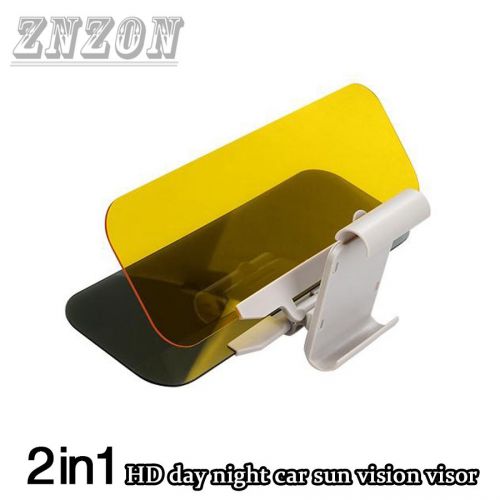 Hd anti-glare auto car flip down shield sun visor day night vision block view uv