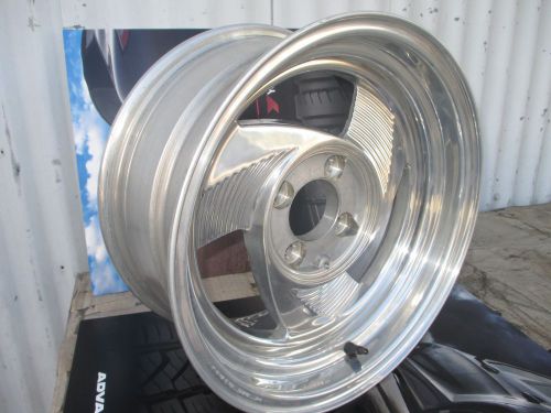 Prime tri fan wheel 15x7 4x108 0 polished 2-pc  used