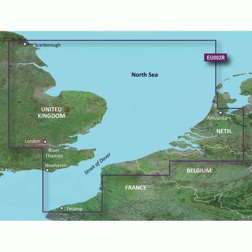 New garmin 010-c0761-20 bluechart g2 hxeu002r - dover to amsterdam &amp; england