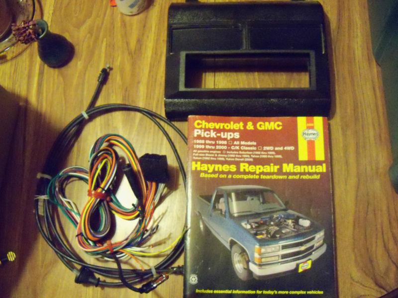 88-98 chevy gmc stereo install kit (harness & dash kit) haynes silverado sierra