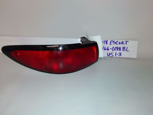 1998 ford escort zx2 driver&#039;s side tail light assembly w/o gasket. fits 98-03