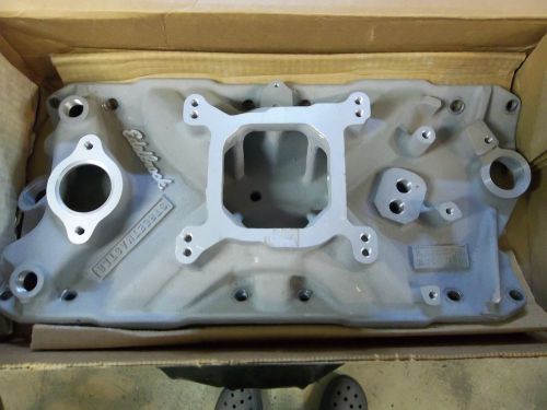 Vintage edelbrock streetmaster  (never ran) for small block chevy #3025