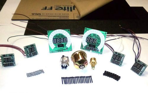 Universal digital gauge set! create a dash instrument cluster digital dash white