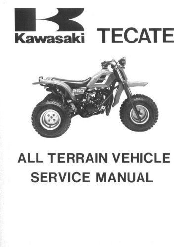 Kawasaki, tecate kxt250 1984-1985 service manual shop repair trike 3 wheels pdf