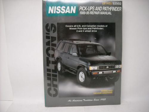 1989-95 nissan pick-ups and pathfinder repair manual