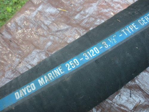 Marine wet exhaust / water hose per foot dayco 250-3120 3-1/2 id certified hard