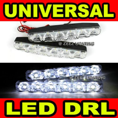 Super bright 6 led daytime running light drl fog driving light daylight kits c95