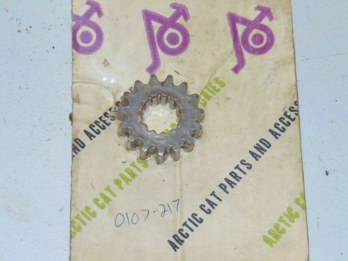 Nos vintage arctic cat snowmobile chaincase top gear sprocket 15 tooth 0107-217