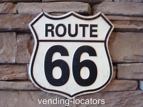 Route 66 us road highway shield tin metal bar wall home decor garage man cave