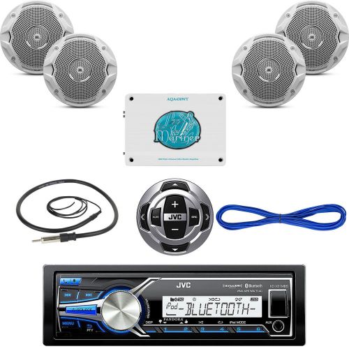 1600w marine amplifier,jvc bluetooth usb radio,6.5&#034; jbl speakers w/wires,antenna