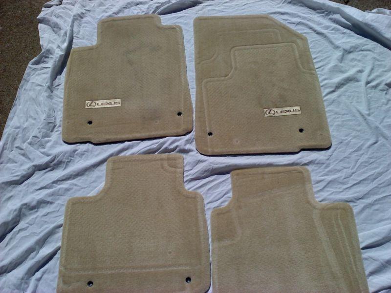 2007 - 2012 lexus es350 carpet car mats front and rear pt 548-33070-cc 