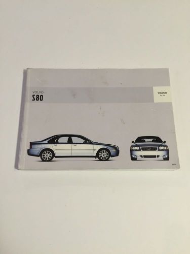 2004 volvo s80 owners manual