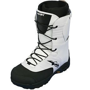 New hmk team lace snowmobile winter boots, white, us-5