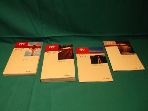 2016 toyota sienna owners manual set with navigation manual !!! free shipping