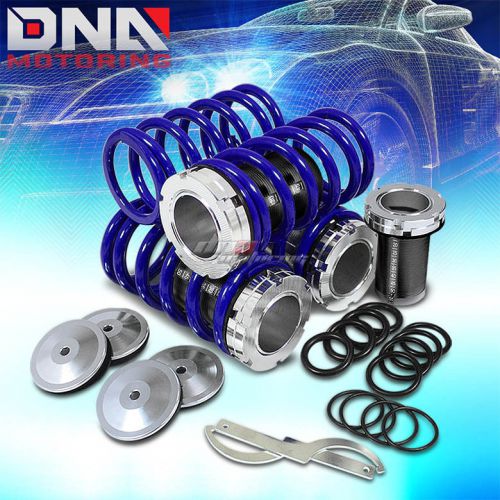 Front+rear aluminum 1-4&#034; scaled coilover spring kit for 95-99 maxima a32 blue