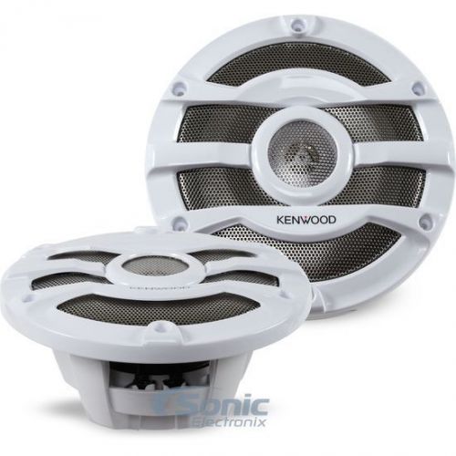 Kenwood kfc-2053mrw 300w 8&#034; 2-way kfc series coaxial marine boat speakers