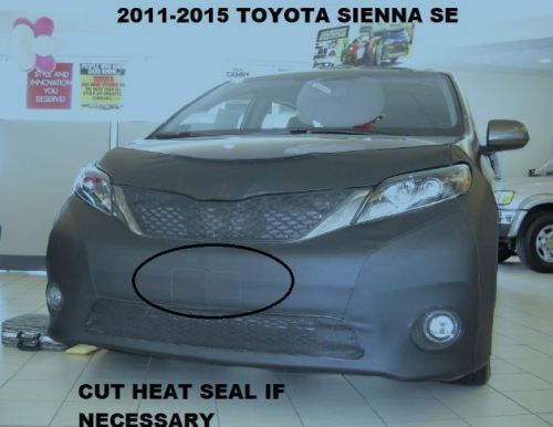 Lebra front end mask cover bra fits 2011 2012 2013-2016 11-16 toyota sienna se