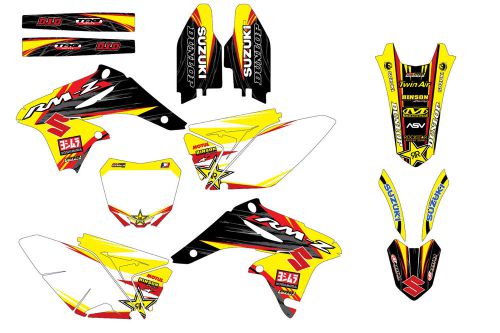 Suzuki rmz250 10-16 graphic kit 2010 to 2016 decal graphic kit pegatina stickers