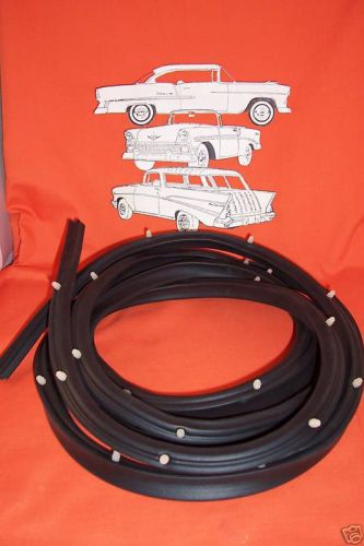 1955 1956 1957  chevy 2 or 4 sedan wagon door weatherstrip rubber belair pair