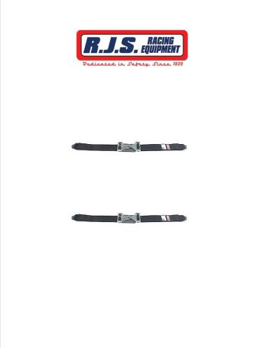 Rjs racing 50502 3&#034; l&amp;l lap belt seat belts black pair