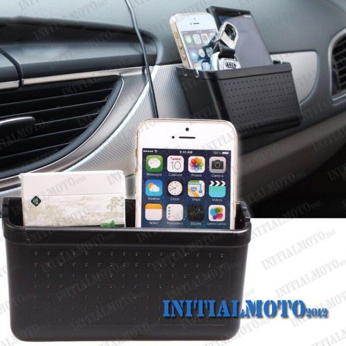 Car mobile cell phone charging hole garbage storage box container seat organizer