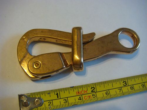 Solid brass 4&#034; pelican hook new lifeline gate hooks life line stanchion