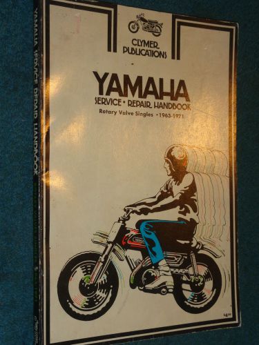 1963-1971 yamaha rotary singles shop book / clymer repair manual 64 65 66 67 68+