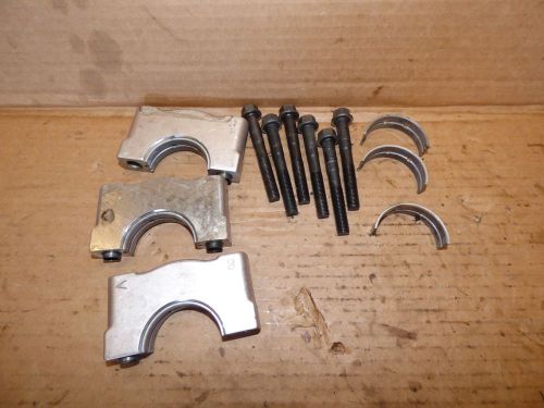 1977 77 honda gold wing goldwing gl1000 crank shaft crank shaft bearing clamps