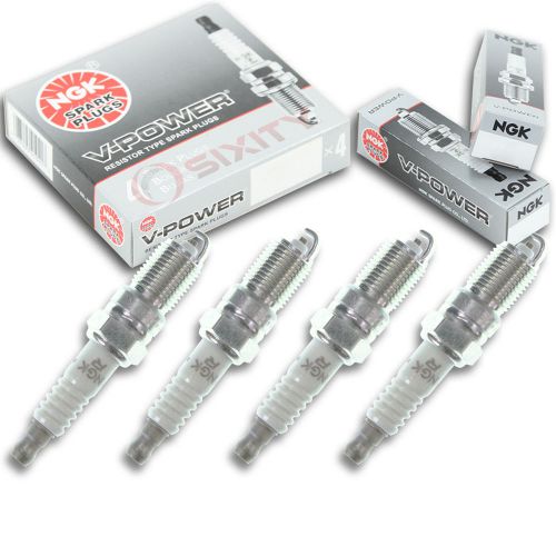 4pcs mercruiser mx 6.2 mpi from 0m320614 ngk v-power spark plugs stern drive qs