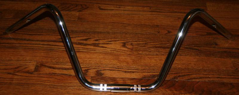 Nos chrome handle bars 7/8" chopper honda vintage 1960's 